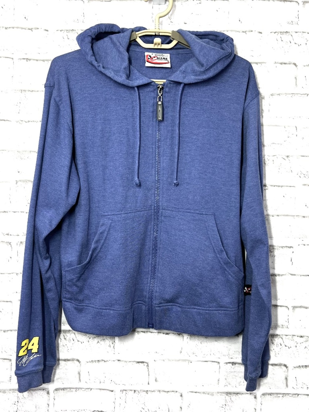 |•CHASE AUTHENTICS•| Full Zip NASCAR Jeff Gordon Hoodie Size Medium